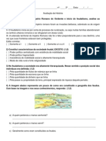 Avaliação Feudalismo PDF