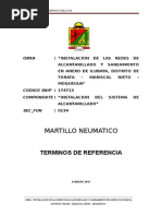 Expediente de Contratacion de MARTILLOS NEUMATICOS