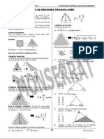 Área de Regiones Triangulares