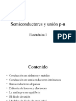 Semiconductores y Unión P-N: Electrónica I