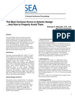 Seismic Design Considerations 