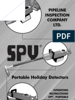 Pipeline Inspection Company LTD.: Portable Holiday Detectors