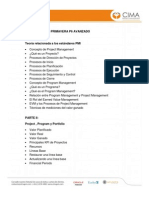 Temario Curso Primavera P6 Avanzado PDF