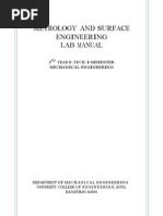 Metrology Lab Manual - Brijesh