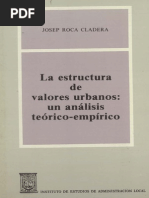 La Estructura de Valores Urbanos Un Análisis Teórico