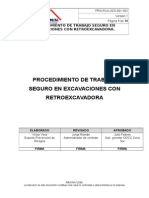 Procedimiento de Trabaj Seguro Excavacion Con Retroexcavadora