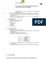 Efecto de La Refrigeracion en La Conservacion de Manzanas