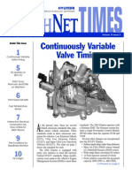 Continuously Variable Valve Timing