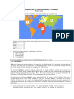 Evaluación Diagnóstica Degeografía de México y Del Mundo