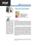 What Color Is Your Parachute A Practical Manual For Job-Hunters and Career-Changers