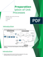 Stock Preparation: Description of Unit Processes