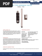 Poldi Type Hardness Tester: Model: PHM