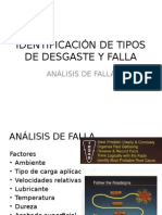 Identificación de Tipos de Desgaste y Falla