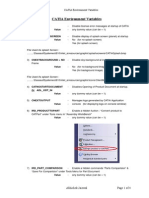 CATIA Env Variables