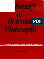 Dictionary of Oriental Philosophy Vol. I - II - Ruth Reyna - Part1