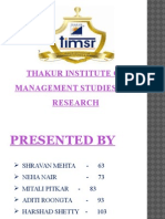 Thakur Institute of Management Studies and Research