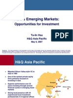 Asia's Emerging Markets: Opportunities For Investment