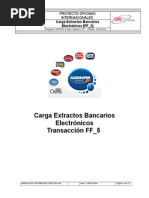 Carga Extractos Bancarios Electrónicos (FF - 5)