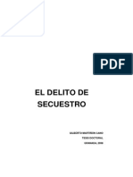 El Delito de Secuestro