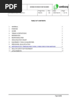 Method Statement For Tie in