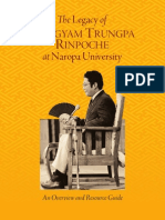 Legacy of Chogyan Trungpa Rinpoche at Naropa University