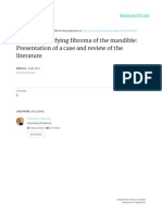 Cemento-Ossifying Fibroma of The Mandible: Presentation of A Case and Review of The Literature