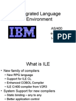 Integrated Language Environment: AS/400 E-Series I-Series