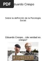 Crespo - Sobre La Definición de La Psicología Social