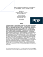 The Impact of The Bolsa Escola/Familia Conditional Cash Transfer Program On Enrollment, Drop Out Rates and Grade Promotion in Brazil