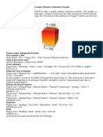 Transient Thermal Conduction Example