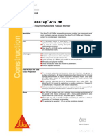 Sika Monotop - 615 HB: High Build Polymer Modified Repair Mortar