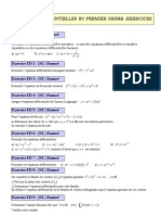 Equation Différentielle D'ordre 1