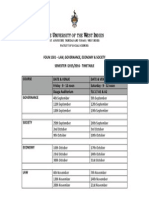 FOUN 1301 Timetable