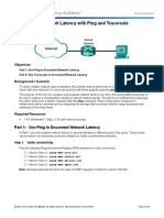 11.3.2.3 Lab - Testing Network Latency With Ping and Traceroute