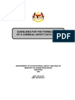 Format of CSDS Form Chemical)