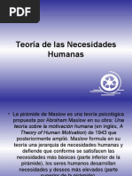 Teoría de Las Necesidades Humanas