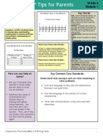 Eureka Math Grade 6 Module 1 Parent Tip Sheet