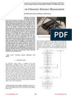 Project Review On Ultrasonic Distance Measurement: Prakhar Shrivastava, Praveen Kumar, Ankit Tiwari