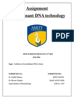 Isolation of Recombinant Clones