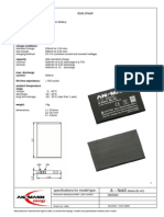 Data Sheet: System: Nominal Voltage: End Charge Voltage: Max. Charge Current: Charge Conditions