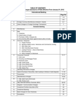 Schedule of Bank Charges (Exclusive of FED) Effective From January 01, 2012 International Banking No