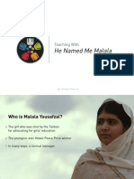 Teaching With "He Named Me Malala"