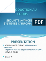 0-INTRODUCTION AU COURS de SECURITE AVANCEE DES SYSTEMES D'INFORMATIONS