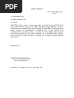 Carta Notarial