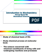 Biochemistry First Lecture