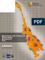 RSAT - Rapid Basin-Wide Hydropower Sustainability Assessment Tool