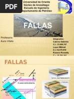 Diapositivas de Geologia Estructural Fallas