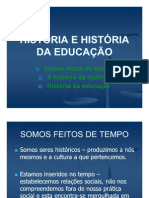 História Da Educação e Da Pedagogia - Aula 1