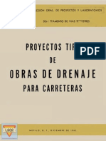 Proyectos Tipo Obras de Drenaje Sahop