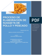 Informe de Laboratorio de Nuggets de Pescado y Pollo